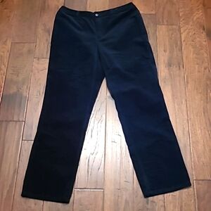 Liz Claiborne Audra black corduroy pants size 12